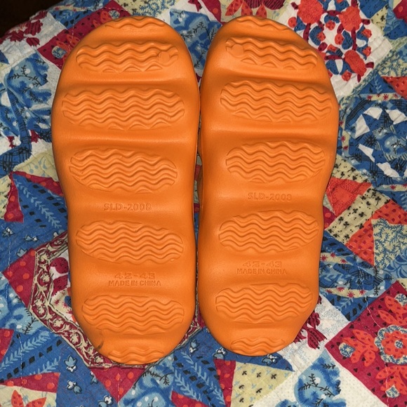 EVA Foam 450 Slide Caged Unbranded Sandals New Rust Burnt Orange - Picture 13 of 17